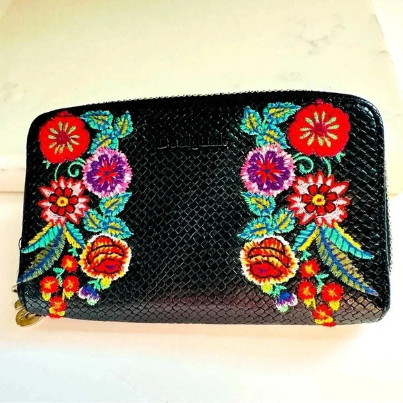 Desigual Embroidered Wallet Mex Mini - Picture 3 of 8